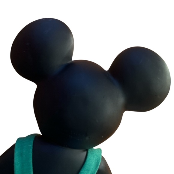 1977 Walt Disney Mickey Mouse Remco Toys Vinyl 15" Figure Dressed In Green Doll - Picture 6 of 10